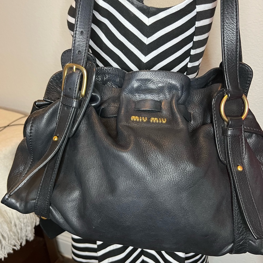 Miu Miu black satchel
